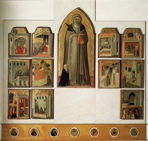 Polittico della vita della Beata Umiltà da Pietro Lorenzetti