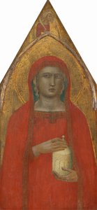 Santa Maria Maddalena, con un angelo [pannello sinistro]