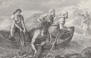 La chiamata dei Santi Pietro e Andrea, 1730-50 da Pietro Monaco