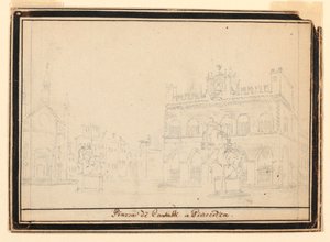 Drawing, Piazza de