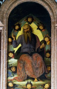 Dio Padre benedicente (dettaglio) da Pietro Perugino