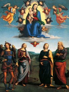 Madonna in Gloria, ca 1500-1501 da Pietro Perugino