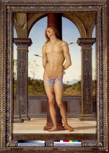 Il martirio di San Sebastiano da Pietro Perugino