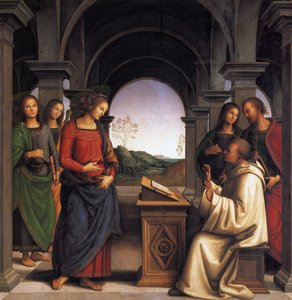 La visione di san Bernardo da Pietro Perugino