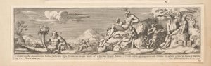 Allegoria del percorso tra Roma e Firenze da Pietro Sante Bartoli