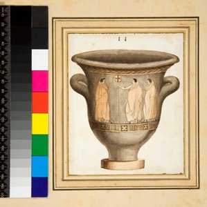 Un vaso a figure rosse