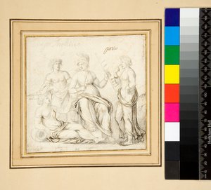 Atena e tre donne da Pietro Santi Bartoli