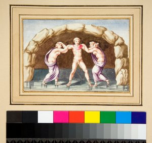 Ila e le ninfe da Pietro Santi Bartoli