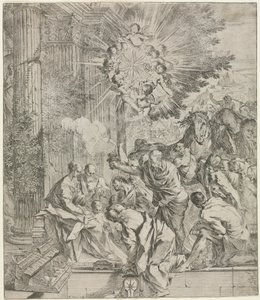 Adorazione dei Magi da Pietro Testa