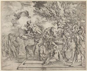 Il sacrificio di Ifigenia da Pietro Testa