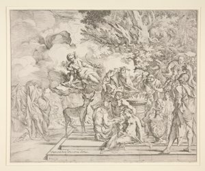 Il sacrificio di Ifigenia da Pietro Testa