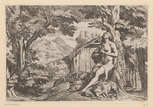 Il figlio prodigo come guardiano di porci da Pietro Testa