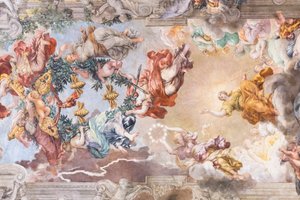 Il trionfo della divina provvidenza (dettaglio) da Pietro da (1596 1669) Cortona