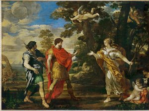 Venus en chasseresse apparait a Enee - Venere, cacciando, appare a Enea ...