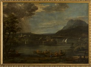 Paesaggio con la chiamata di San Pietro da Pietro da Cortona