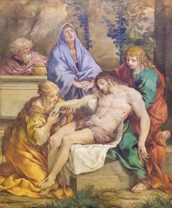 Pietà con la Madonna, San Giovanni Battista, Santa Maria Maddalena e Nicodemo da Pietro da (1596 1669) Cortona