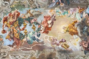 Il trionfo della divina provvidenza (dettaglio) da Pietro da (1596 1669) Cortona