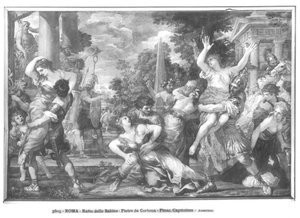 Ratto delle Sabine da Pietro da 1596 1669 Cortona