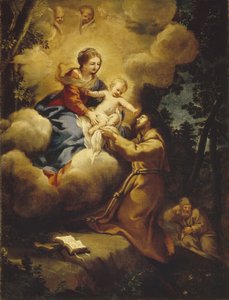La visione di San Francesco, 1640s da Pietro da Cortona