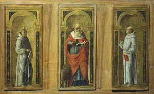 Tre pannelli - San Francesco, San Girolamo e Sant