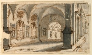 Progetto scenografico, interno delle absidi