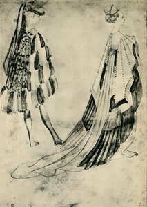Gentiluomo e dama in costume di corte