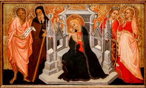 Madonna col Bambino e Santi. XV secolo da Pittore Marchigiano