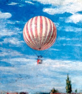 Mongolfiera, 1878 da Pál Szinyei Merse