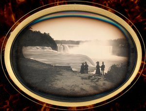 Dagherrotipo delle cascate del Niagara di Babbitt, c.1855 (dagherrotipo) da Platt D. Babbitt
