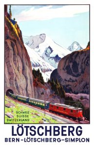 Ferrovia Berna-Lötschberg-Sempione da Plinio Colombi