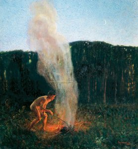 Colonna di fumo da Plinio Nomellini