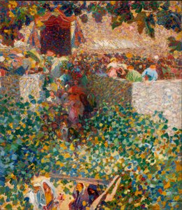 Festa del villaggio, 1912-1913 da Plinio Nomellini