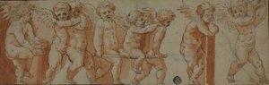 Fregio con otto putti da Polidoro da Caravaggio