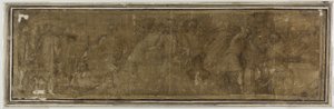 Muzio Scevola che attraversa il Tevere, con l