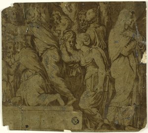 Storia di Niobe: Adoratori; Latona da Polidoro da Caravaggio