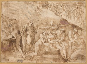 Il compianto di Cristo (recto e verso)