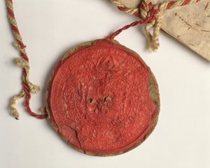 Sigillo del re Wladyslaw IV (1595-1648) di Polonia, c.1633