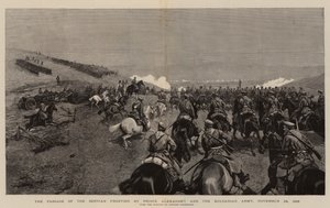 Il passaggio della frontiera serba da parte del principe Alessandro e dell