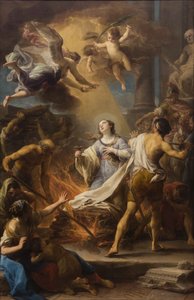 Martirio di Santa Lucia Pompeo Girolamo Batoni da Pompeo Batoni