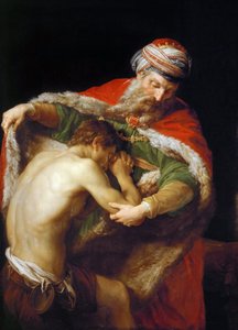 La parabola del figliol prodigo da Pompeo Girolamo Batoni