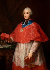 Ritratto del Cardinale Jean-François Joseph de Rochechouart da Pompeo Girolamo Batoni