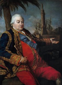 Ritratto di Pierre André de Suffren de Saint Tropez, balivo di Suffren, vice ammiraglio da Pompeo Girolamo Batoni