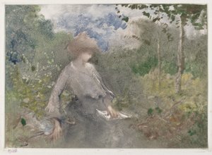 Lettura in giardino da Pompeo Mariani