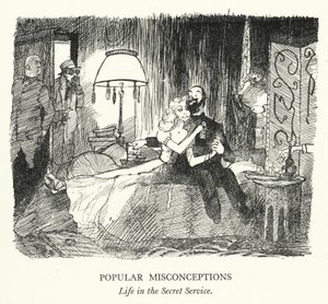 Concezioni popolari errate, Vita nel servizio segreto da Pont (1908 40)