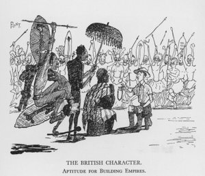 Il Carattere Britannico, Attitudine a Costruire Imperi (litografia) da Pont