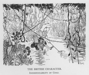 Il carattere britannico, indispensabilità del golf