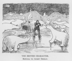Il carattere britannico, rifiuto di ammettere la sconfitta