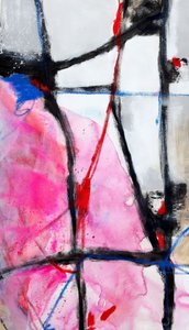 Astrazione dinamica in rosa da Poonam Choudhary