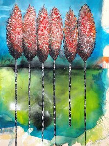 Alberi dai colori vivaci in autunno da Poonam Choudhary
