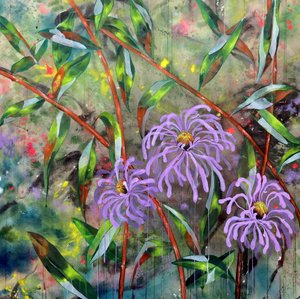Fiori dai colori vivaci nel giardino